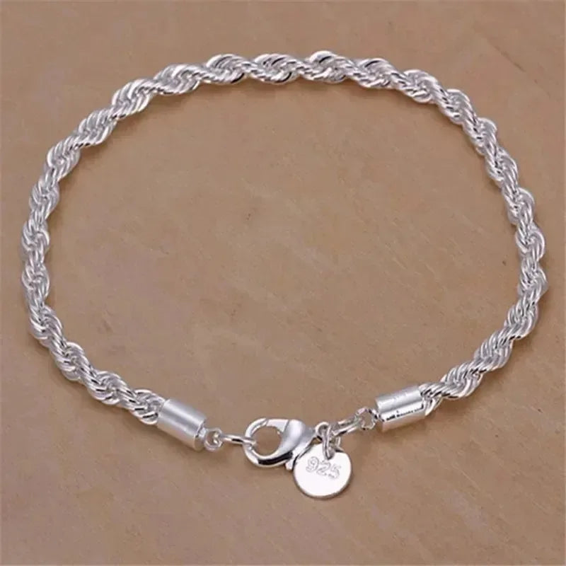 925 Sterling Silver Bracelet Woman Vintage Luxury Original Jewelry Accessories Fashion Designer Party Wedding Jewelry Gifts 2025