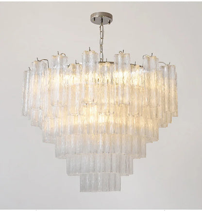 Luxury Glass Pendant Ceiling Light Fixture Chandelier Led Ceiling Lamp Modern Hanging Chandelier Lights Salon Chandeliers Lustre