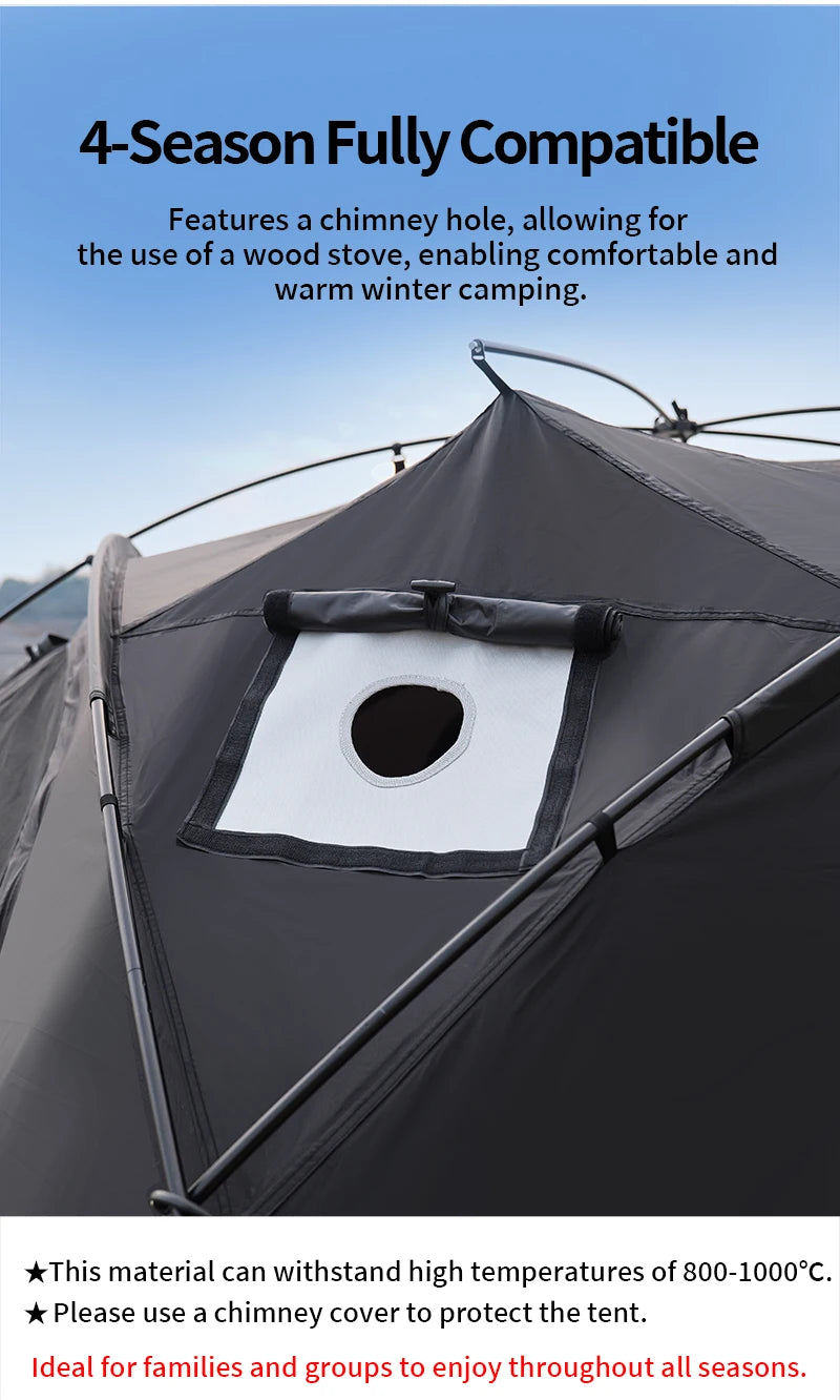 Luxury 6m Geodesic Dome Tent with Custom Logo Connectable Oxford PVC Fabric Aluminum Pole for Outdoor Family Events Hotel Use