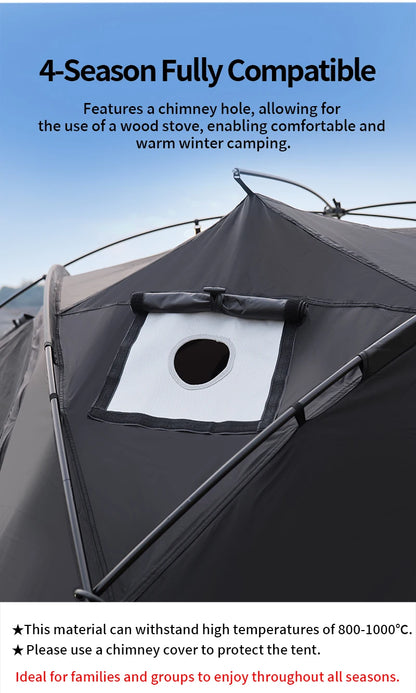Luxury 6m Geodesic Dome Tent with Custom Logo Connectable Oxford PVC Fabric Aluminum Pole for Outdoor Family Events Hotel Use