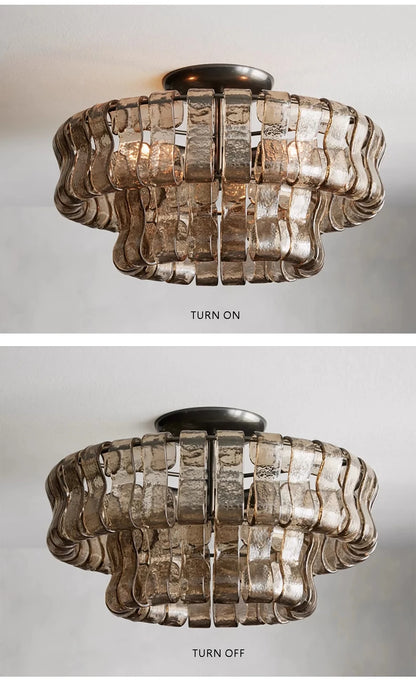 Glass Chandeliers Lights 2026 Classic Round Hanging Lamps for Ceiling Home Decoration Lighting Gold Lustres Lamparas De Teto