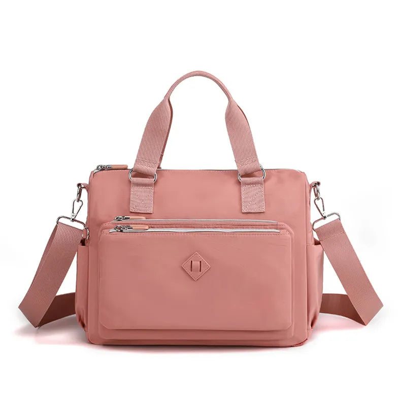 High-grade fabrics,Women's Shoulder bag Female Top-Handle bag Handbag Waterproof Nylon CrossBody Bag Ladies Messenger Bag