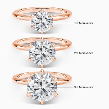 Szjinao Certified 14k Gold Moissanite Ring 1ct 2ct 3ct Lab Diamond Sparkling Au585 Engagement Jewelry Promise Wedding Gift Sale