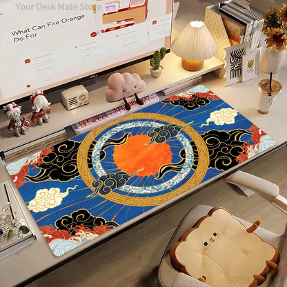 Art Amaterasu Mouse Pad Non-slip Rubber Gamer Balance Computer Mat Decoracion Deskmat Laptop Office Large