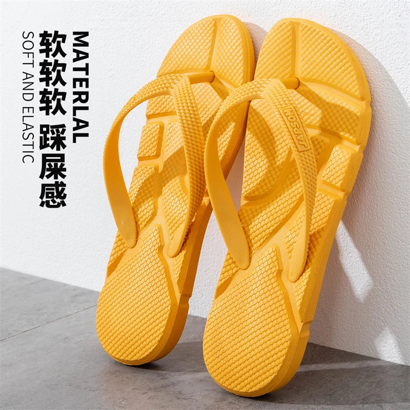 Summer Men's Flip Flops Plus Size 49 50 Soft Comfort Breathable Slippers Non-Slip House Outdoor Beach Slides Massage Flip Flops