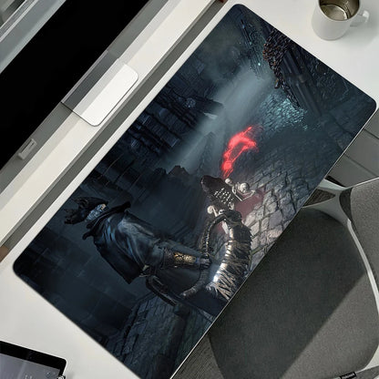 HD Printing Bloodborne Large Size Pc Mousepad Game Decoration Computer Non-slip Rubber Mouse Pad Office Keyboard Desk Mat Carpet