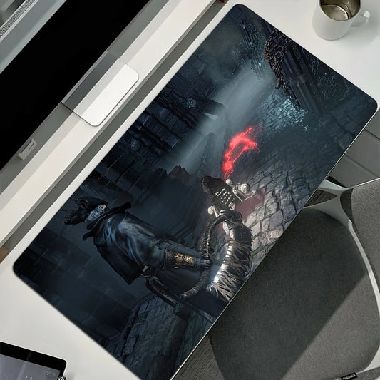 Cool New Bloodborne Gamer Play Mats E-sports Mousepad Large Gaming Mouse Pad Keyboards Table Mat Office Accessories Desk Rug