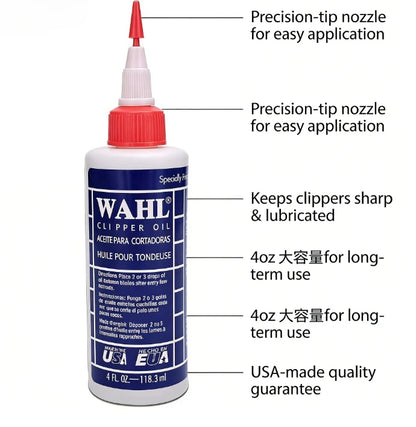 Hair Clipper Blade Oil - Professional Lubricating Oil for Electric Hair Trimmers, Clippers  Razors Reduces Friction