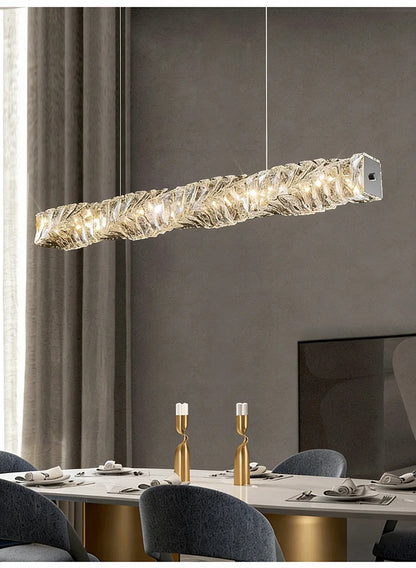 Luxury K9 Crystal Chandelier Dimmable Ceiling LED Pendant Lights Home Living Room Bedroom Indoor Atmosphere Decorative Lighting