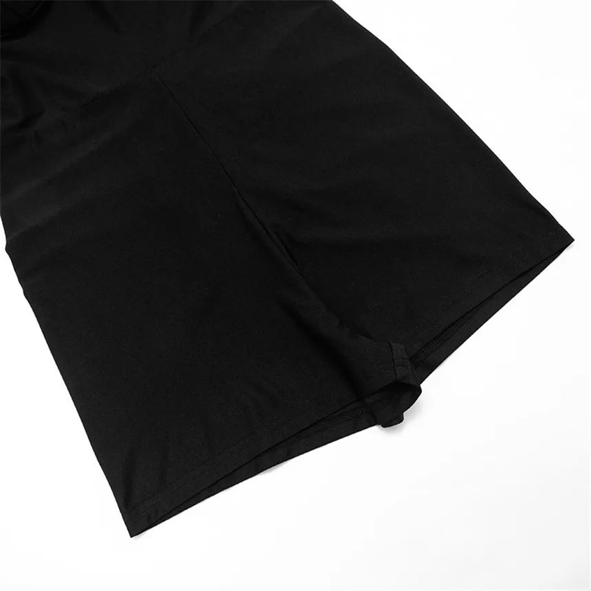 Fashion Backless Tight Jumpsuit Sexy Women Bare Shoulder Bodysuit Overalls Summer Midnight Party Clubwear Slim Rompers Shapewear