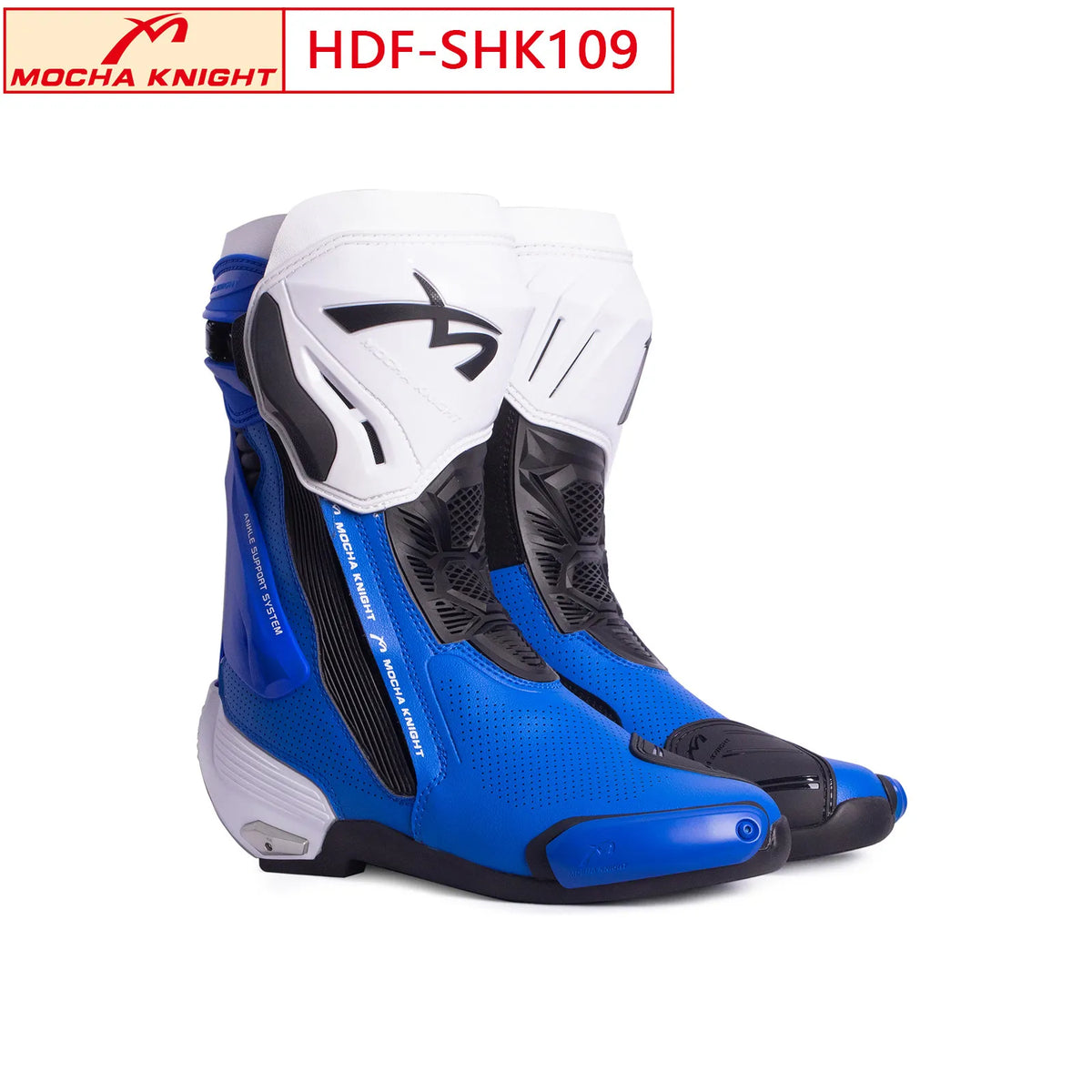 MOCHA Off-Road Riding Boots Ankle & Shin Impact Protection Non-Slip Wear-Resistant Sole for Track Enduro Competitive Riding