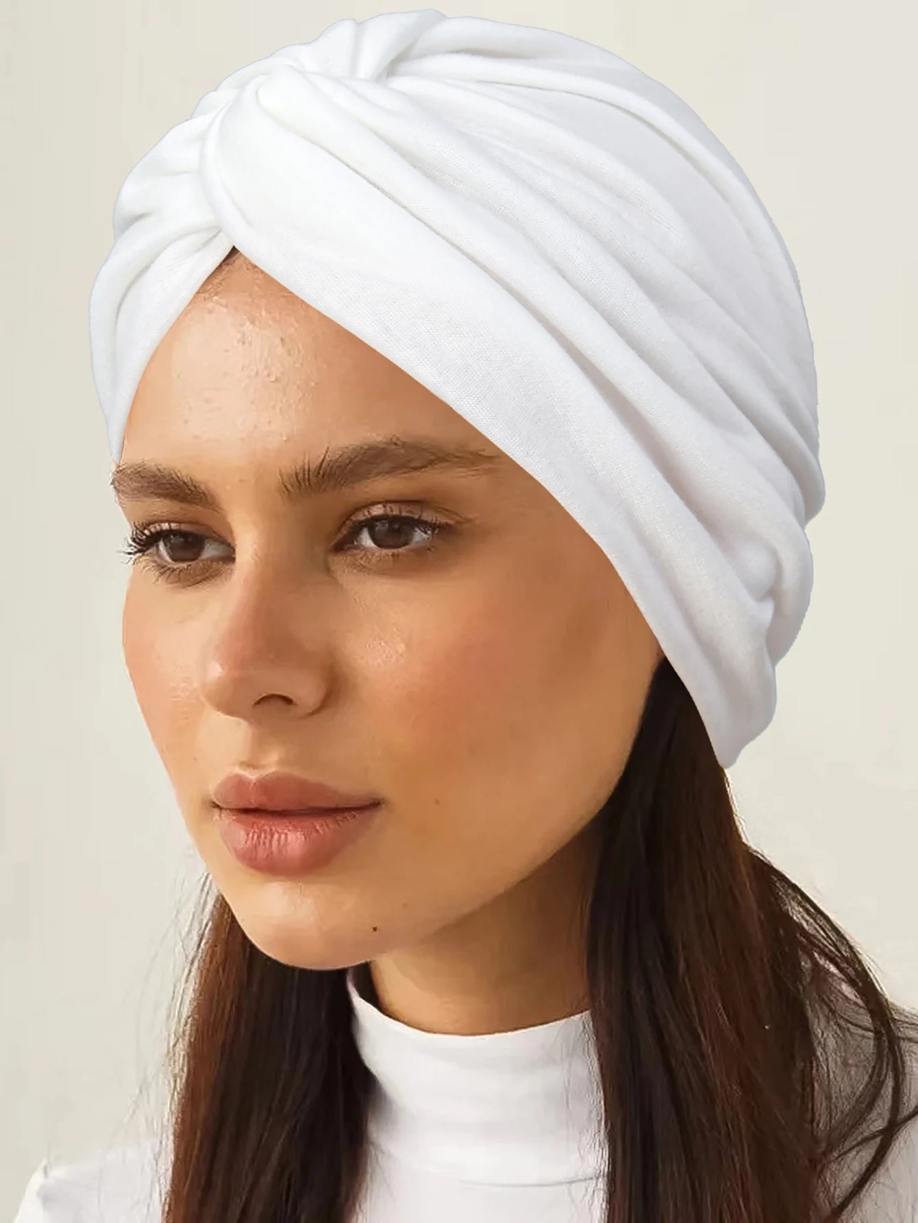2026 New Soft Strech Ramadan Muslim Hijab Caps Fashion Headwear Women's Headscarf Solid Color Hair Care Turban Bonnet