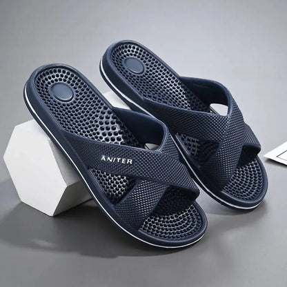 Slippers Men Summer Sandals Women Men Fashion Slippers Beach Sandals Slipper Anti-slip High Quality Casual Bedroom Shoes 39-48