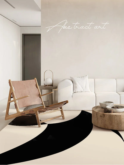 French Retro Living Room Decoration Plush Carpet Large Area Non-slip Mat Light Luxury Rugs for Bedroom Thicken Cream Lounge Rug
