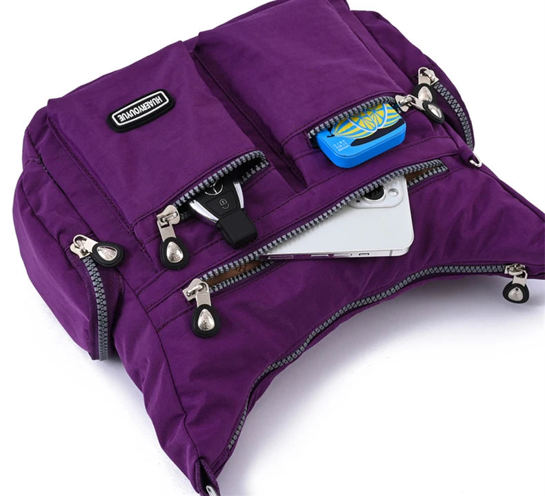 Women's Shoulder bag Nylon Female Travel Handbag Ladies Messenger Bag light CrossBody Bag High-grade Wear-resistant fabric
