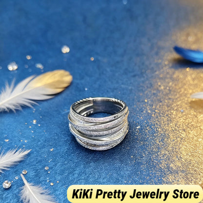 2026 New Fashion Elegant Luxury Jewelry Couple Set Rings Minimalist Everyday Wear & Party Jewelry