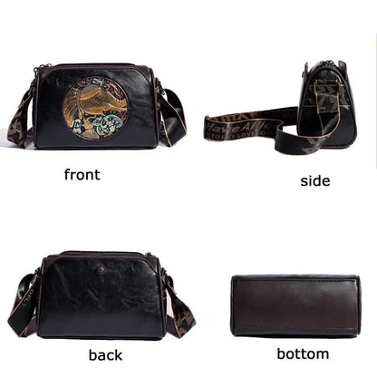 Women Crossbody Bag for Women Elephant Bags Fashion Print High Quality Leather Shoulder Bag Messenger Bags Sac a Main