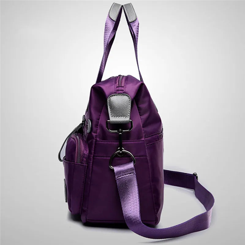 New Ladies Tote Bag Fashion Nylon Waterproof Casual Shoulder Mummy Bag Large Capacity Messenger Bags