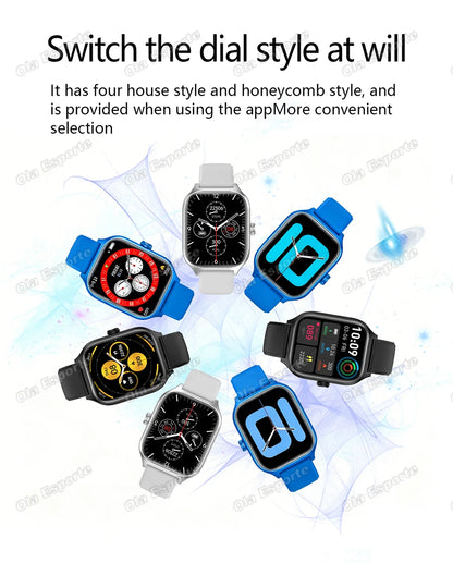 2026 New Men's Smart Watch Women's Gift Heart Rate Blood Oxygen ECG Sports Fitness Watch Electronics Bluetooth Call Smartwatch