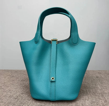 Women Bags Handbags Bucket Bag 18/22 Big Small Fashion Tote Bag Genuine Leather Luxury Quality Designers Lady Hand Bags