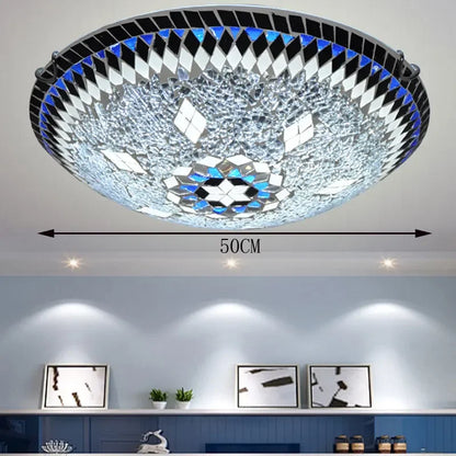 Glass Art Ceiling Lights Lighting Fixture Turkish Home Luminaria Decor for Loft Living Room Kitchen Lamp Bedroom Chandelier LED