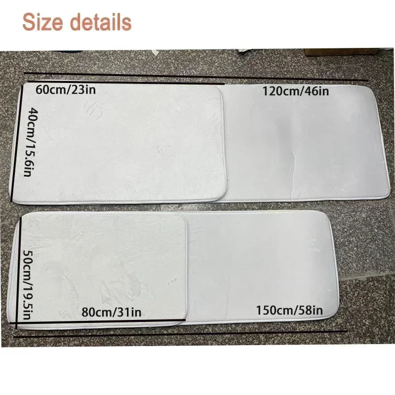 VIKAMA Motorcycle Parking Mat, Soft And Anti-Slip, Bedroom Bedside Blanket, Display Area, Decorative Carpet, Home Decoration