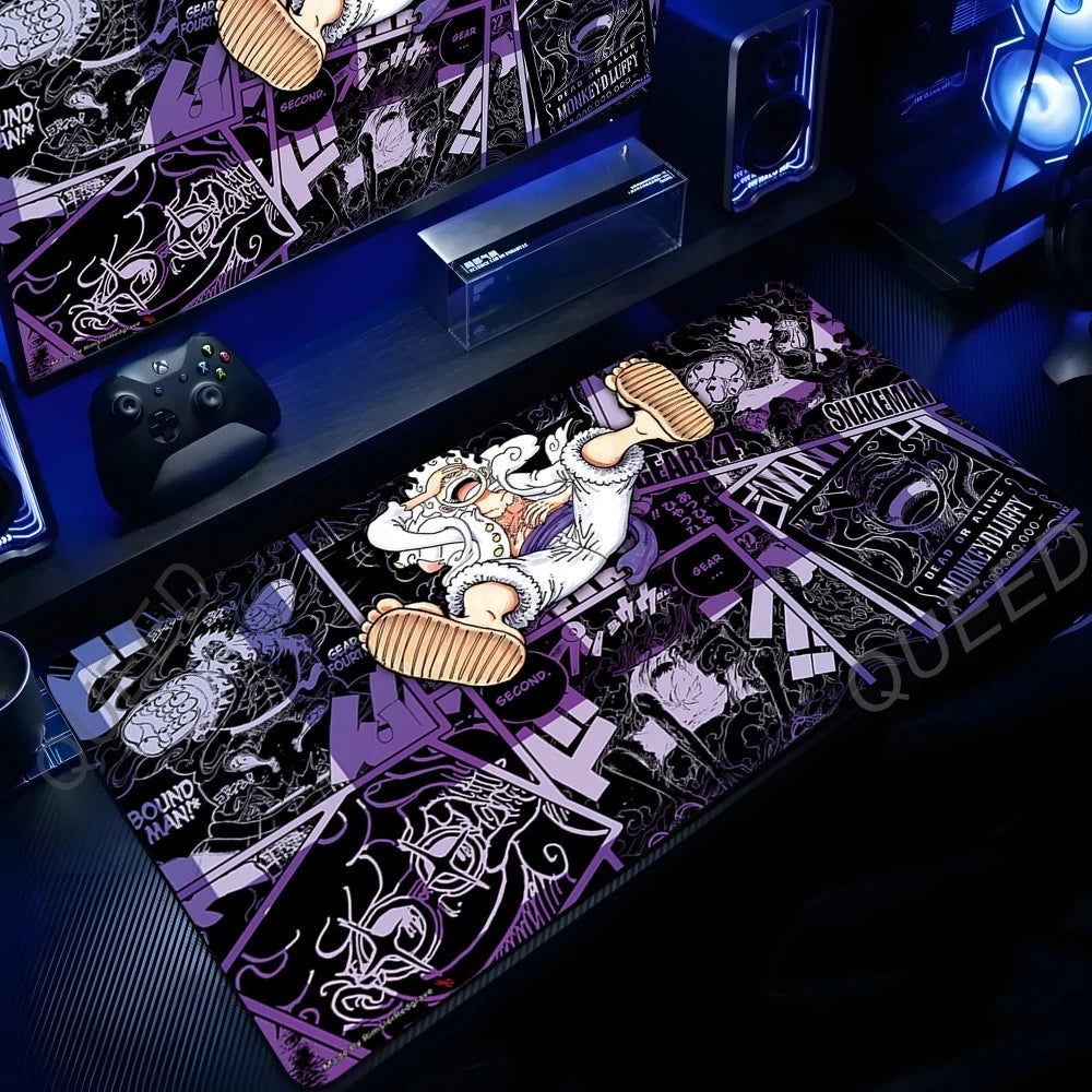 Anime Manga One Piece Mouse Pad Robin Luffy Zoro Sanji Nami Law Mousepad Computer Keyboard Pad Gaming Accessories XXL Desk Mat