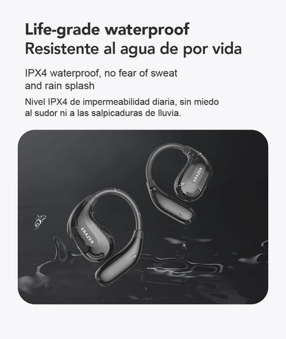 ERAZER XT66PRO Bluetooth Earphones ASMR Headsets DIY APP AI Translator Earbuds Wireless Headphones 13 Hours Long Life Display