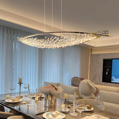 Luxury Crystal Chandeliers Pendant Light Led Chandelier Ceiling Lights Home Decor Items Dining Table Light Ceiling Hanging Lamp