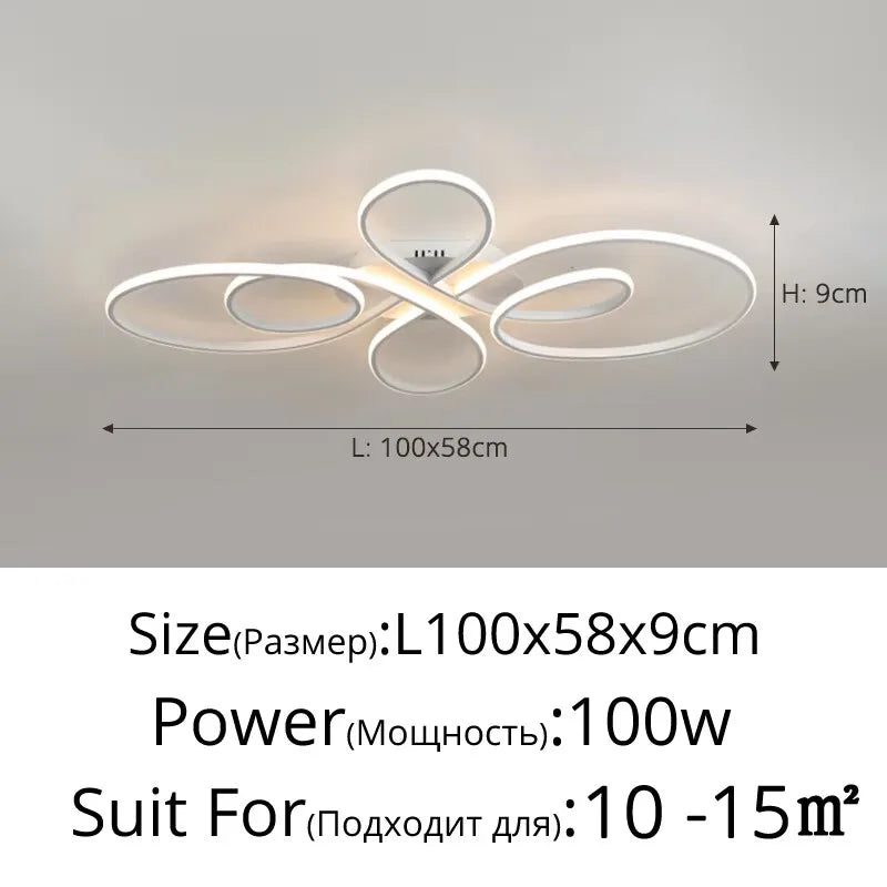 Simple Led Ceiling Light Creative Living Room Bedroom Study Dining Room Ceiling Lamp Nordic Modern Home Indoor Lighting Fixtures