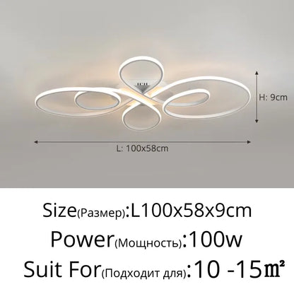 Simple Led Ceiling Light Creative Living Room Bedroom Study Dining Room Ceiling Lamp Nordic Modern Home Indoor Lighting Fixtures
