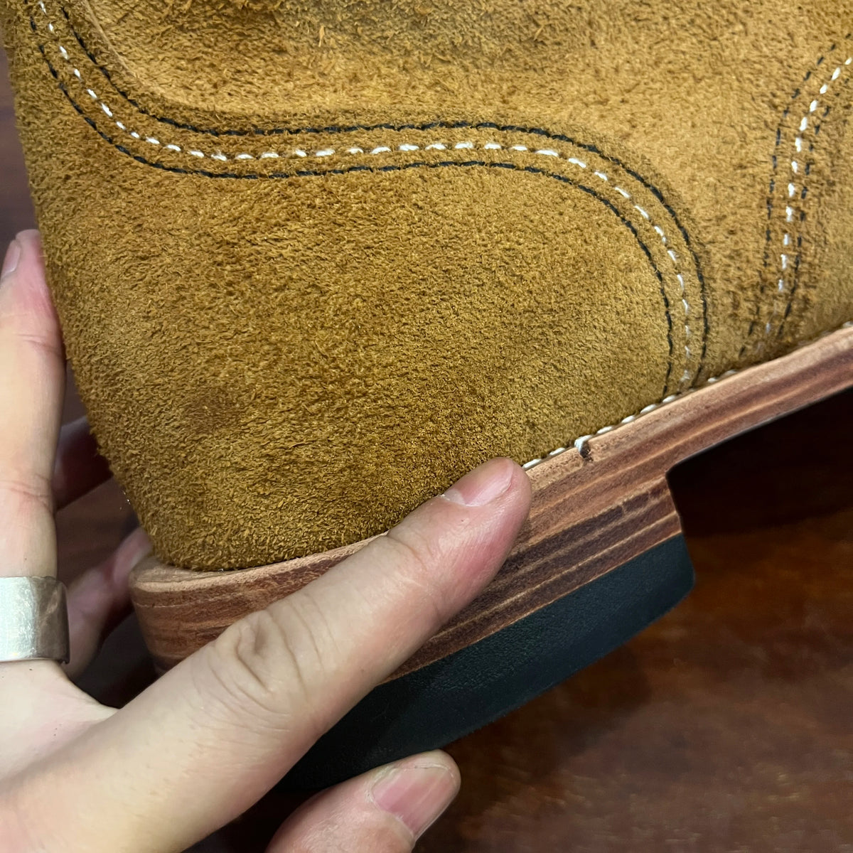 AN2 Rock Can Roll Super Quality Handmade Goodyear Welted Skill Italian Cowhide Suede Boot Custom Made Available