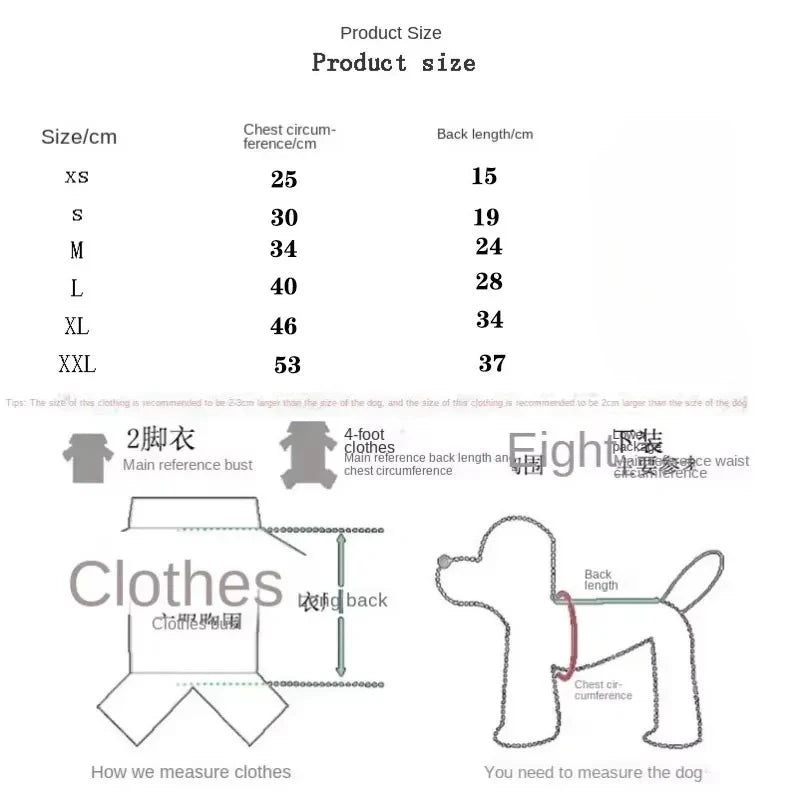 2pcs Winter Dog Hoodies Sweatshirt Jacket Warm Fashion Pet Coat Chihuahuas Bulldog Costume Puppy Pet Autumn