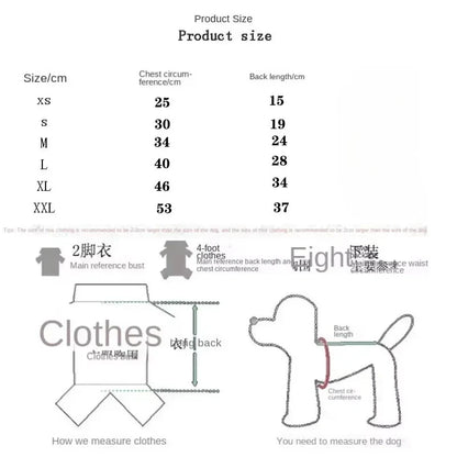 2pcs Winter Dog Hoodies Sweatshirt Jacket Warm Fashion Pet Coat Chihuahuas Bulldog Costume Puppy Pet Autumn