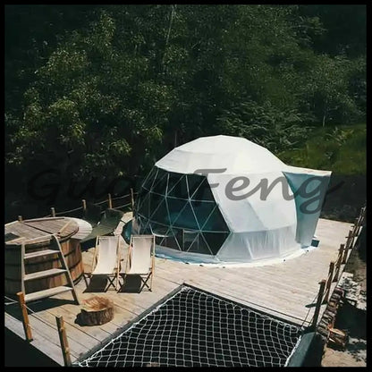 4 Season Glamping Dome Tent, Luxury PVC Canvas Living Dome, Factory Direct Cheap Price for Hotel & Leisure Use