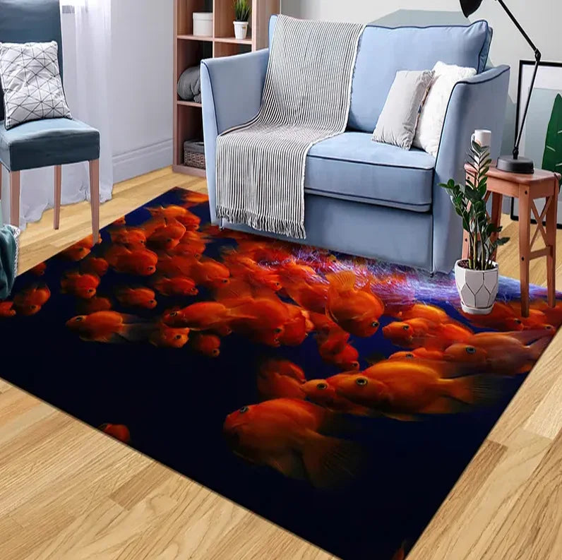 3D Underwater Rug Huge Crack Carpet Huge Crack Rug 3D Looking Carpet Looking Rug Optical Illusion Carpet Optical Illusion Rugs