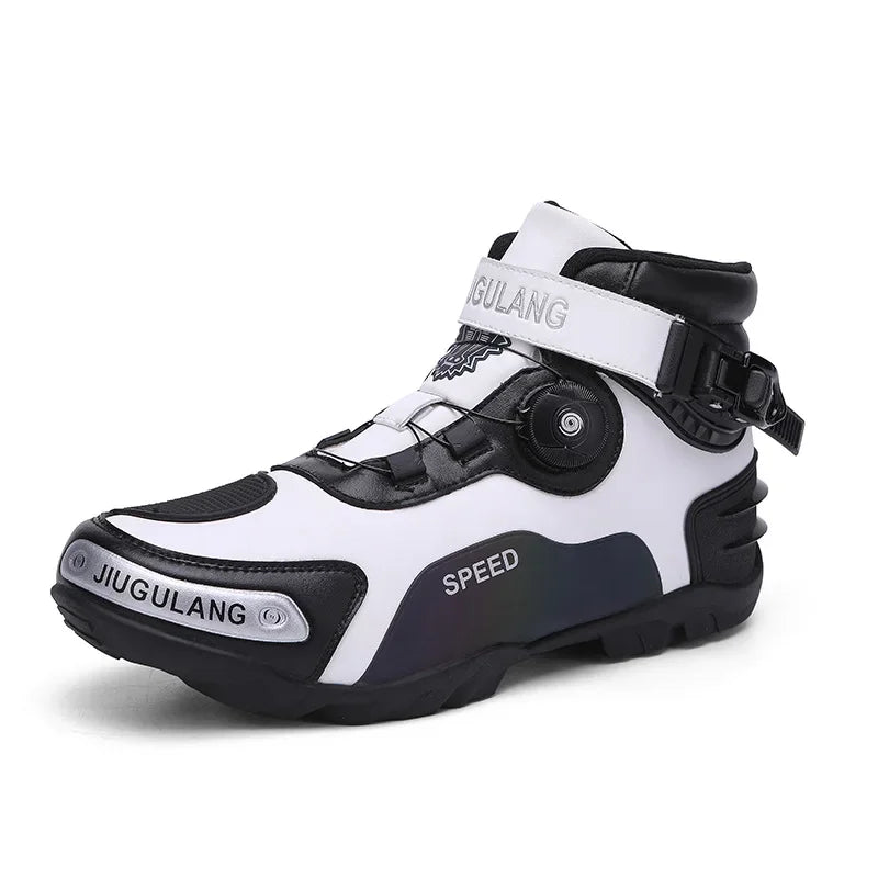 Motorcycle Boots Men Motocross Safety Protection Shoes Accessories Off-Road Racing Waterproof Anti Slip Short Boot motorcycles