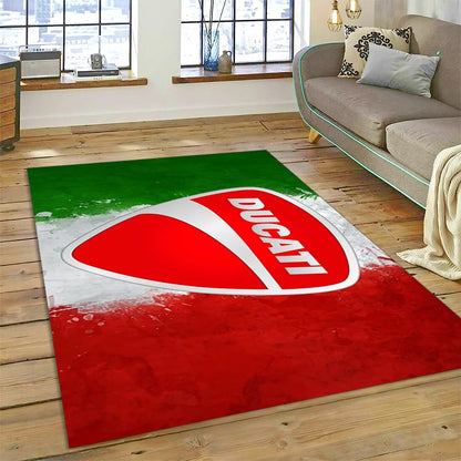 3D Racing Motorcycle Sign Carpet Rug for Living Room Bedroom Home Sofa Decoration,kids Play Non-slip Floor Mat Christmas Gift