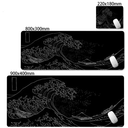 Large Gamer Mouse Mat Gaming XXL Mouse Pad Great Wave Gaming Mouse Pad Office Table Carpet Gaming Mats Computer Big Deskmat