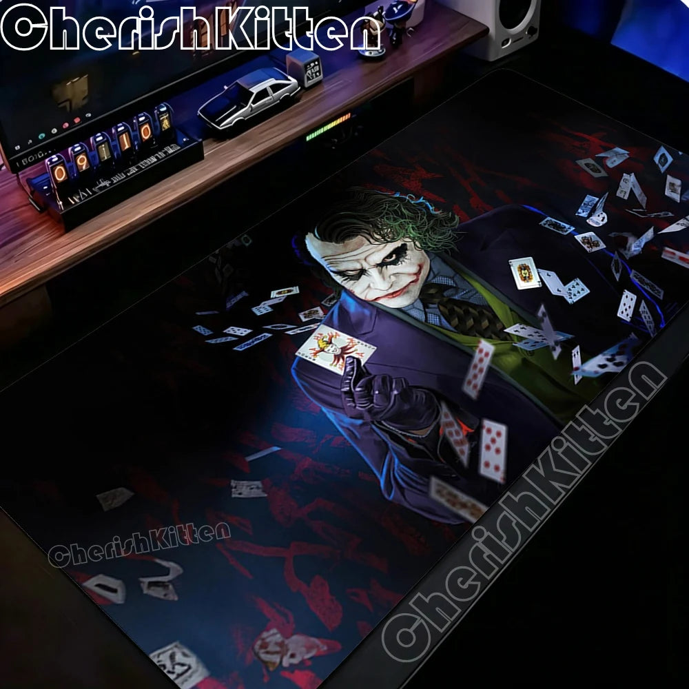 Mouse Mat Joker Mouse Pad Anti-slip Rubber Desk Mat With Lockrand Gaming Accessories Prime Gaming XL Keyboard Pad Padding Mats