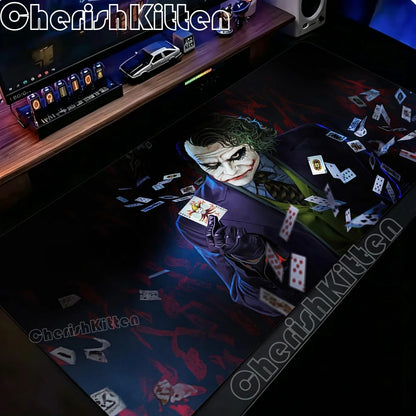 Mouse Mat Joker Mouse Pad Anti-slip Rubber Desk Mat With Lockrand Gaming Accessories Prime Gaming XL Keyboard Pad Padding Mats