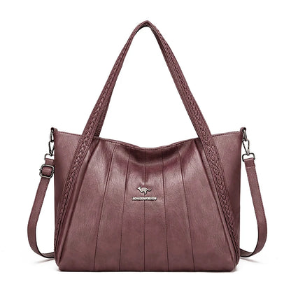 Genuine Brand Leather Women Handbag Luxury Designer Shoulder Crossbody Bags Ladies Purse Messenger Tote Bag Female Commuting Bag