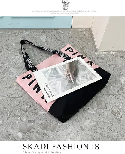 Leisure Large Capacity Tote Bag for Women Shoulder Bags Simple Class Bag for Girl Fashionable Purse and Handbag Bolsos De Mujer