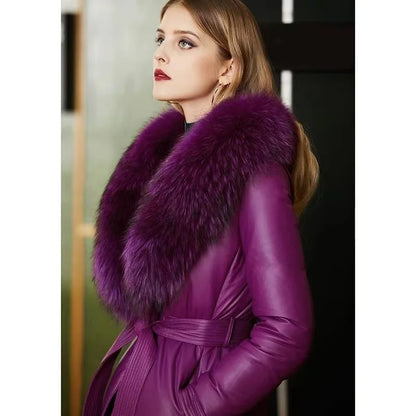 Winter Real Fox Fur Collar Woman Furry Natural Raccoon Fur Scarf Shawls Luxury Neck Warmer Wraps For Coat Fur Scarves Large Size