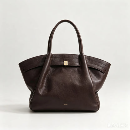 JW PEI Hana Quiet Luxury Trapeze Tote Bag Pebbled Vegan Leather Top-Handle Handbag Premium Women Shoulder Bag Fashion Messenger Purse 2026