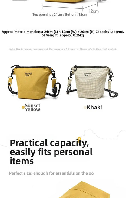 REEBOK Korean Outdoor Lightweight Crossbody Shoulder Bags Women Men Casual Small Messenger Sling Bags Lady Phone Bucket Bag