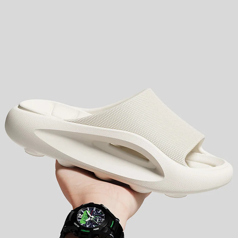 Fashion Men's Sports Slippers Non Slip Beach Sandals Indoor Outdoor Thick Sole Male Slides EVA Slippers Comfortable Couple Shoes