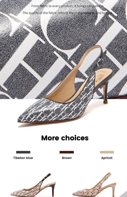 2024 Heels CHCH Women's 7cm High Heels Ankle Strap Heeled Sandals Wedding Party Dress Shoes