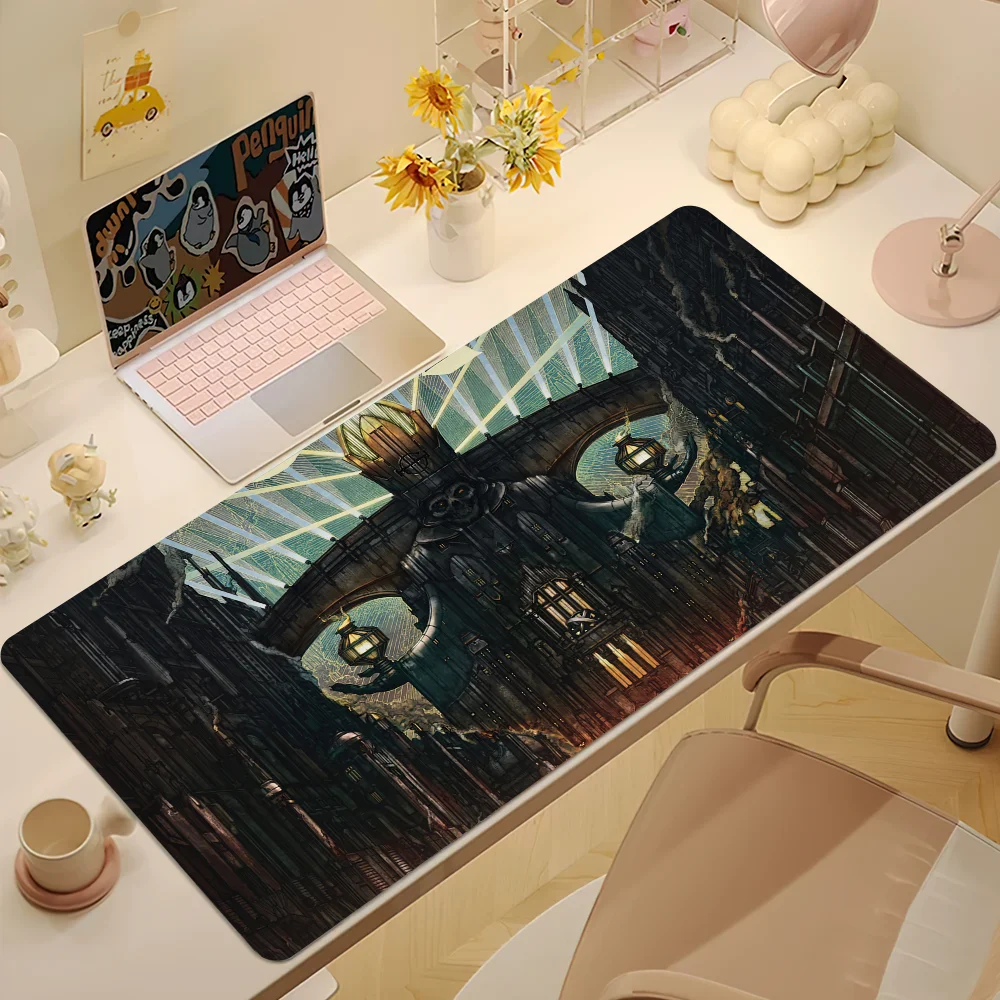 G-Ghost Cool Band Skeleta Mouse Pad Non-slip Thickened MousePad Student Gaming Cushion Large Writing Lockedge Office