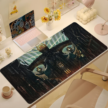 G-Ghost Cool Band Skeleta Mouse Pad Non-slip Thickened MousePad Student Gaming Cushion Large Writing Lockedge Office